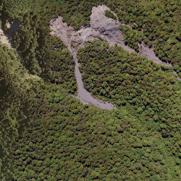 Satellite imagery of Daphne Spur, NZ