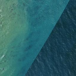 Satellite imagery of Paoanui Point, NZ
