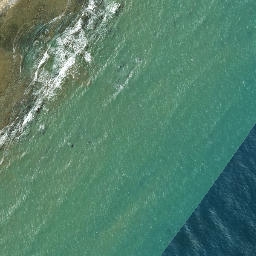 Satellite imagery of Paoanui Point, NZ