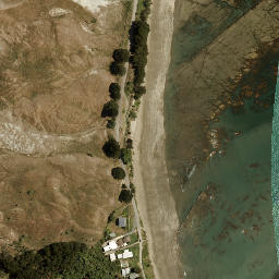 Satellite imagery of Tuingara Point, NZ
