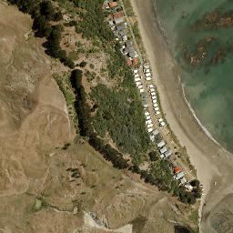 Satellite imagery of Tuingara Point, NZ