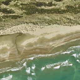 Satellite imagery of Blackhead Point, NZ