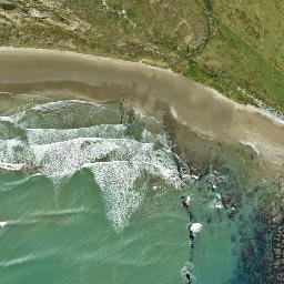 Satellite imagery of Black Head, NZ