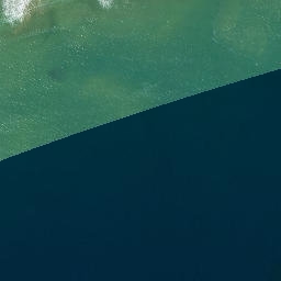 Satellite imagery of Blackhead Point, NZ