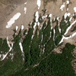 Satellite imagery of Cerro Oivlis, AR