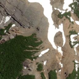 Satellite imagery of Cerro Pirámide, AR