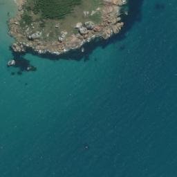 Satellite imagery of Cape Adamson, AU