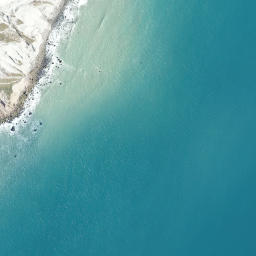 Satellite imagery of Cape Turnagain, NZ