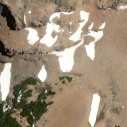 Satellite imagery of Cerro Escuadra, AR