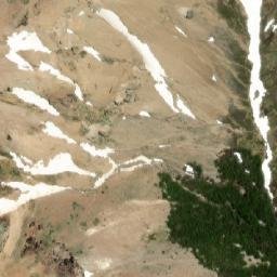 Satellite imagery of Cerro Mesa, AR