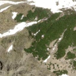 Satellite imagery of Cerro Inacayal, AR