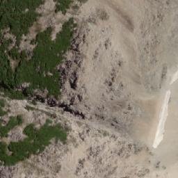 Satellite imagery of Cerro Inacayal, AR