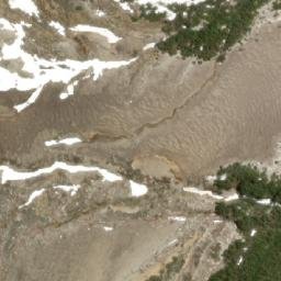Satellite imagery of Cerro Inacayal, AR