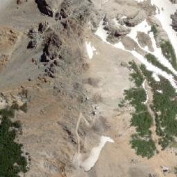 Satellite imagery of Cerro Bayo, AR