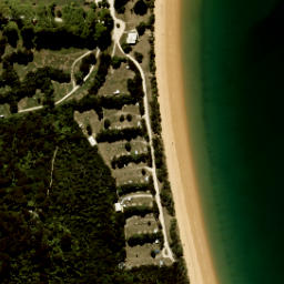 Satellite imagery of Skinner Point, NZ