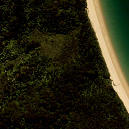 Satellite imagery of Skinner Point, NZ