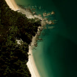 Satellite imagery of Ratakura Point, NZ