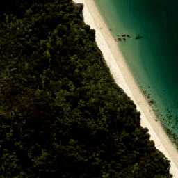 Satellite imagery of Ratakura Point, NZ