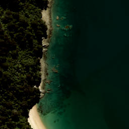 Satellite imagery of Cave Point, NZ