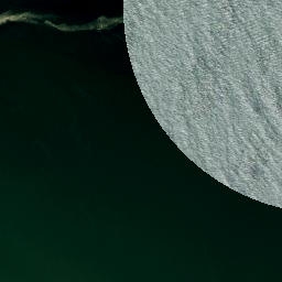 Satellite imagery of Cave Point, NZ