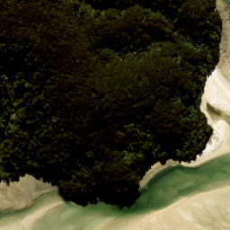 Satellite imagery of Sawpit Point, NZ