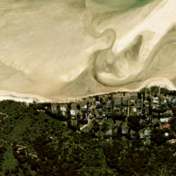 Satellite imagery of Sawpit Point, NZ