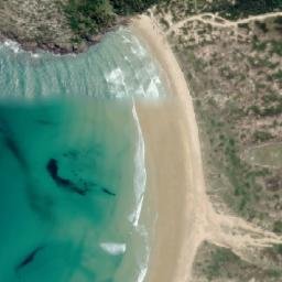 Satellite imagery of South Croppies Point, AU