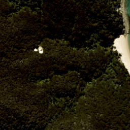Satellite imagery of Arch Point, NZ