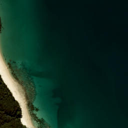 Satellite imagery of Foul Point, NZ
