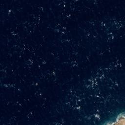 Satellite imagery of Hapuka Rock, NZ