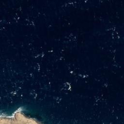 Satellite imagery of Hapuka Rock, NZ