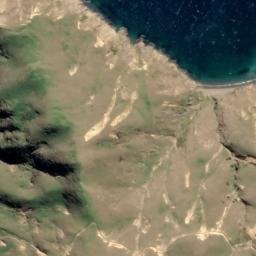 Satellite imagery of Hapuka Rock, NZ