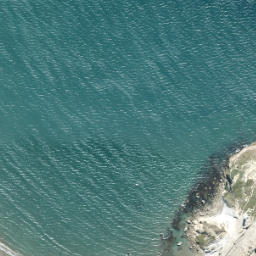 Satellite imagery of Castle Point, NZ