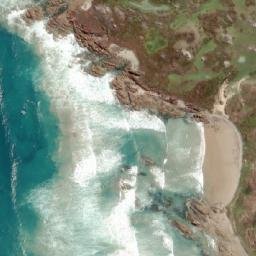 Satellite imagery of Sinking Rock, AU