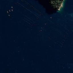 Satellite imagery of Maori Point, NZ