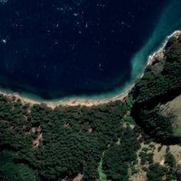 Satellite imagery of Te Ekeatekonganui (Reef Point), NZ