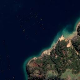 Satellite imagery of Maori Point, NZ