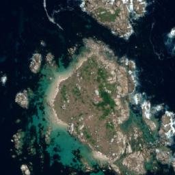 Satellite imagery of George Rocks, AU