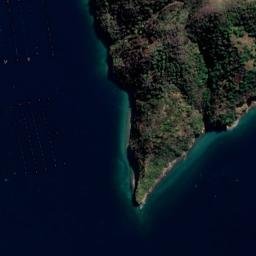 Satellite imagery of Maori Point, NZ