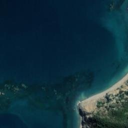 Satellite imagery of Sauvage Point, NZ