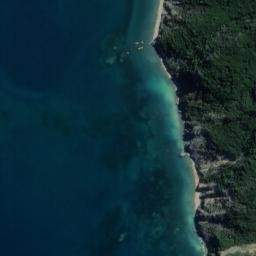 Satellite imagery of Sauvage Point, NZ