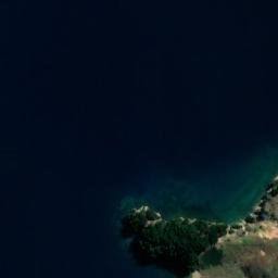 Satellite imagery of Rock Cod Point, NZ