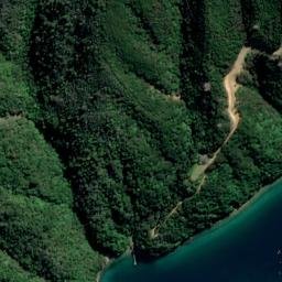 Satellite imagery of Danger Point, NZ