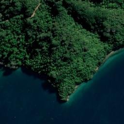 Satellite imagery of Danger Point, NZ