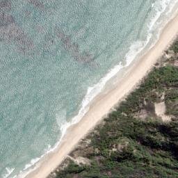 Satellite imagery of East Sandy Cape, AU