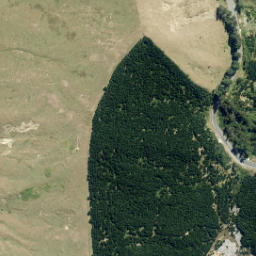 Satellite imagery of Kerosene Ridge, NZ