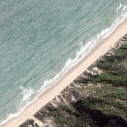Satellite imagery of East Sandy Cape, AU