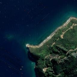 Satellite imagery of Reef Point, NZ