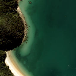 Satellite imagery of Te Karetu Point, NZ