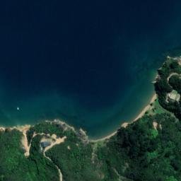 Satellite imagery of Two Island Point, NZ